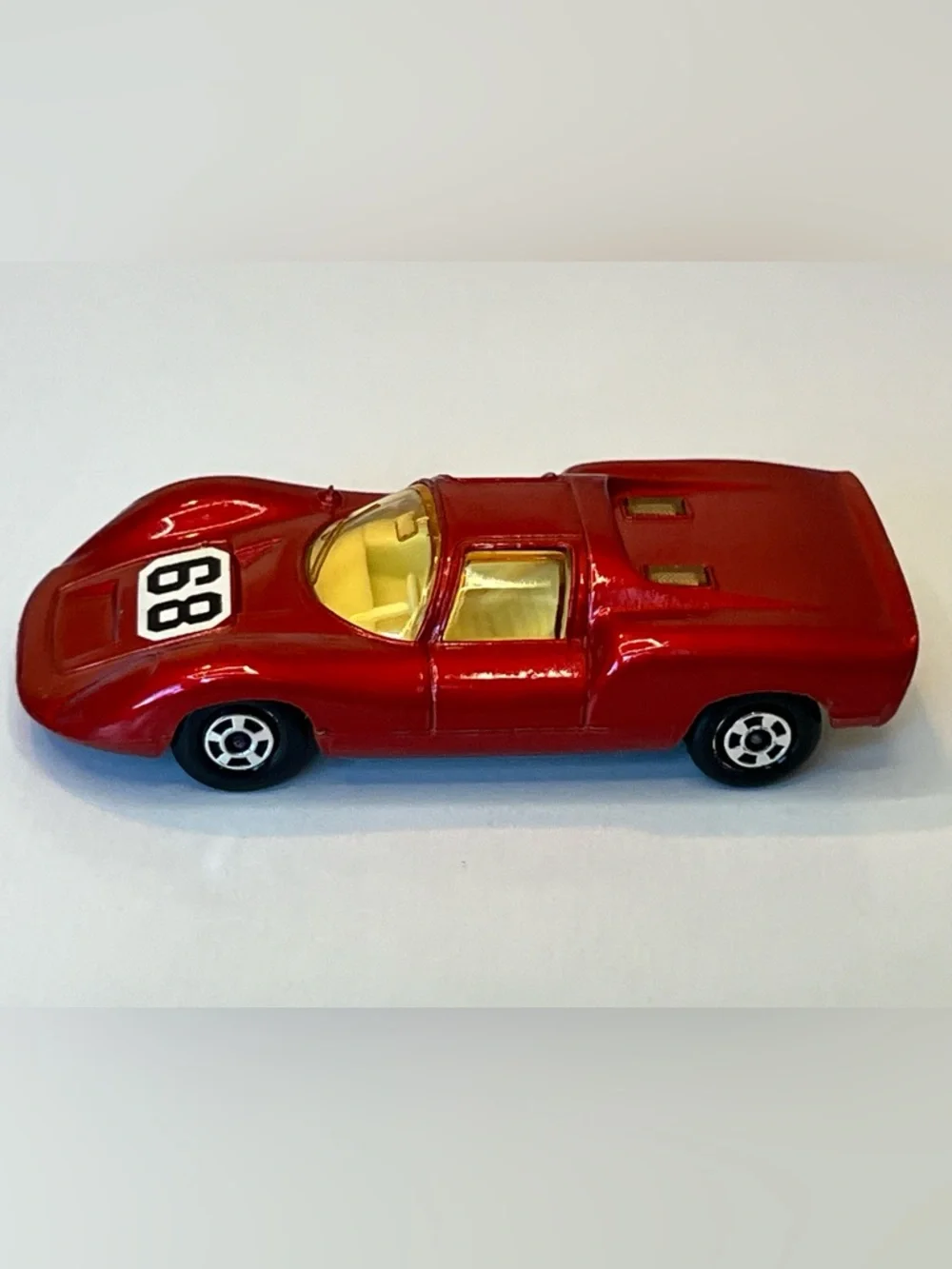Vintage Matchbox Superfast No. 68 Porsche 910 Red Lesney England